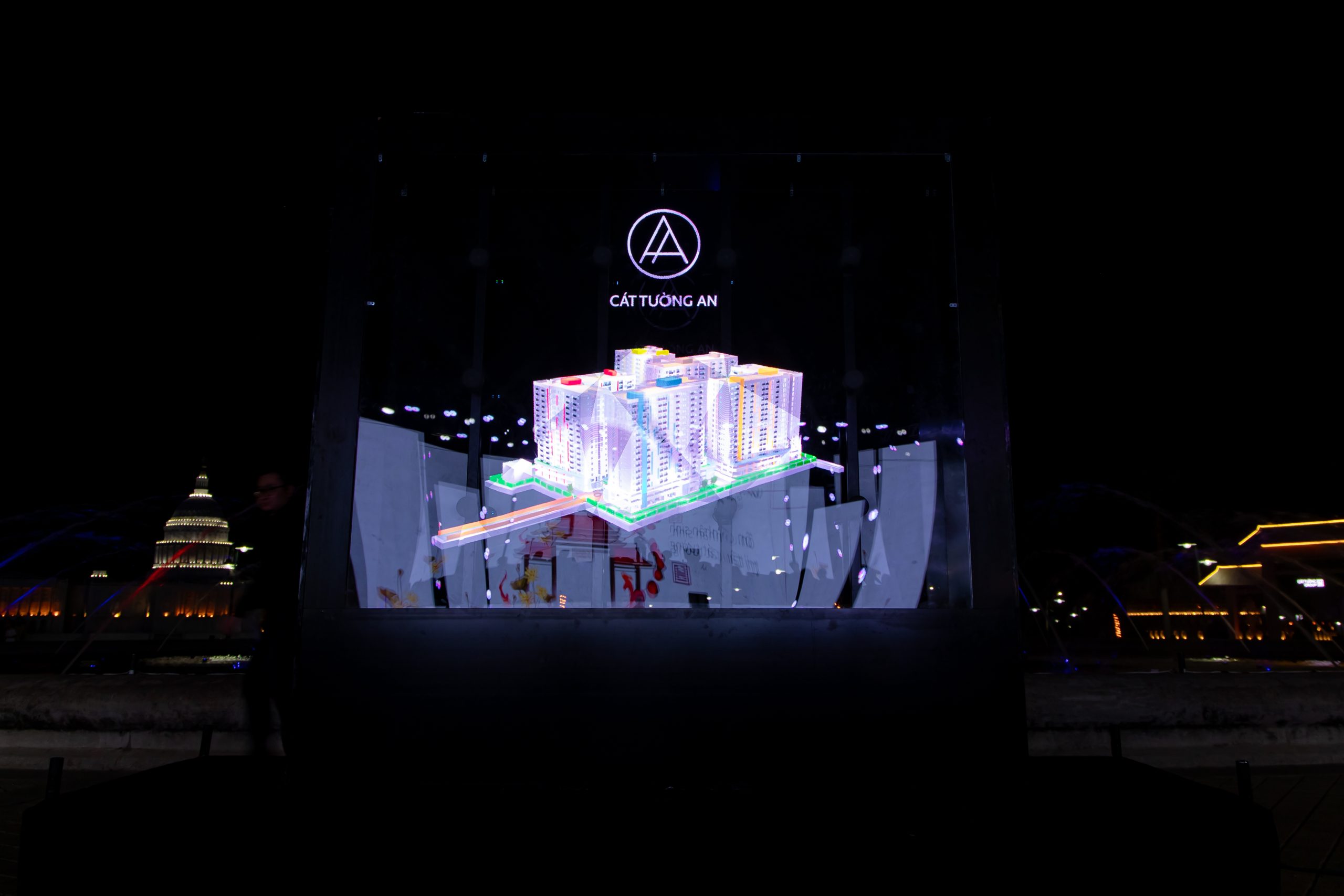 Múa tương tác kết hợp 3D Hologram tại event của Cát Tường Group — DK Performance Tech House