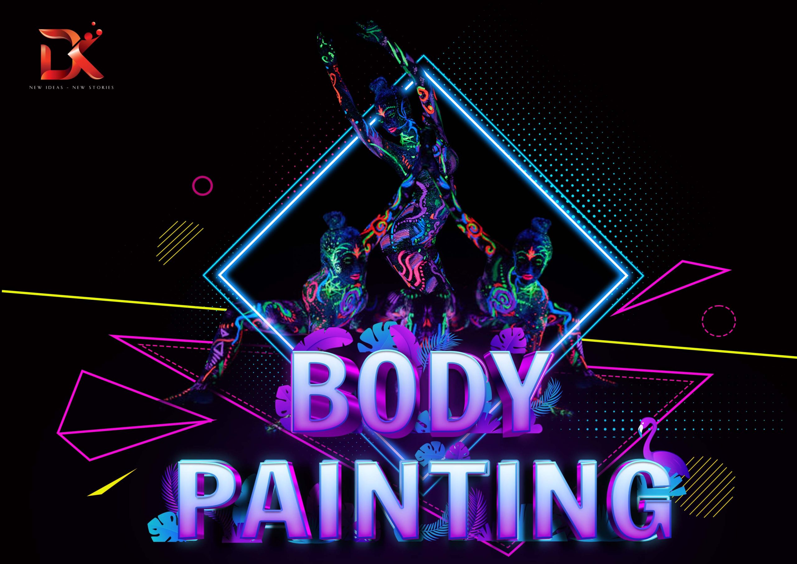 Biểu diễn Body paiting
